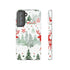 Nordic Christmas Print - Impact Resistant Phone Case Samsung Galaxy S21 FE Matte